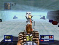 une photo d'Ã©cran de Star Wars - Shadows of the Empire sur Nintendo 64